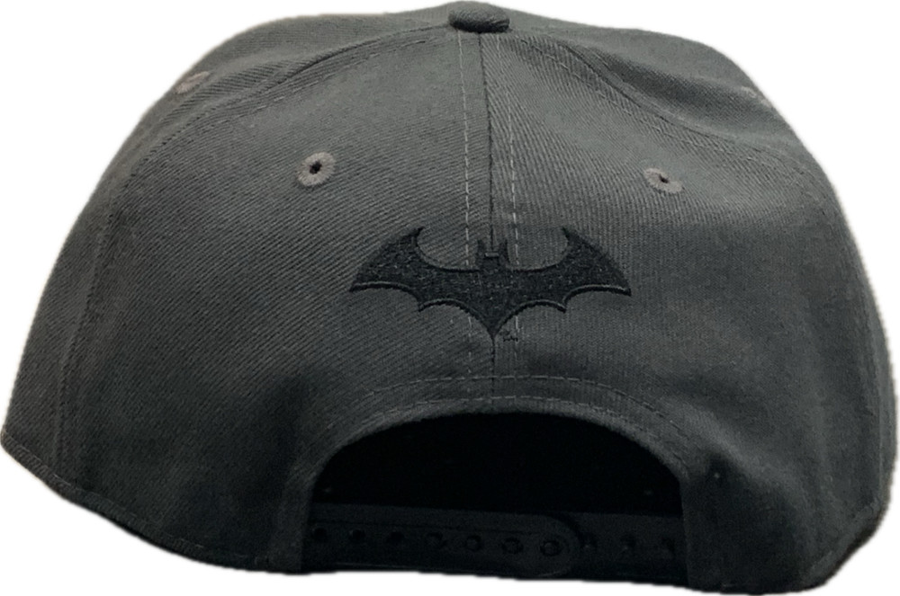 Men's DC Comics Batman Hush Symbol 9Fifty Snapback New Era Graphite Hat Cap
