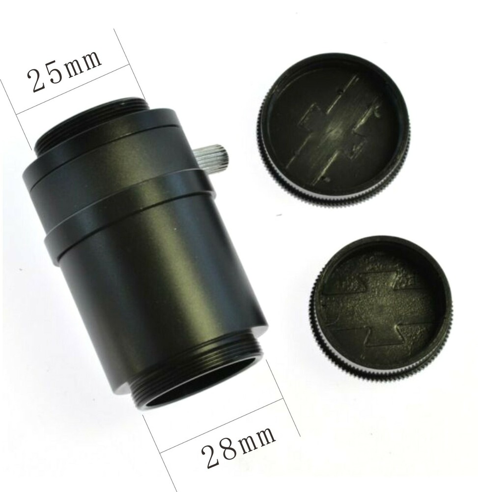 1X 1/2 1/3 CTV Lens Adapter for Trinocular Stereo Microscope CCD Camera