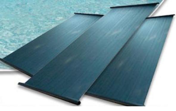 One 4x12 PANEL SOLAR POOL HEATER HEATING KIT 1.5" HEADER All NEW