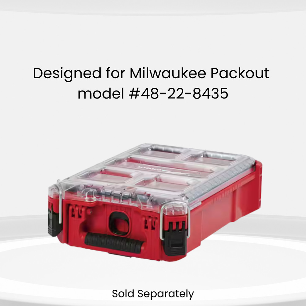 .357 Magnum Ammo Organizer Insert for Milwaukee Packout - Double Stack