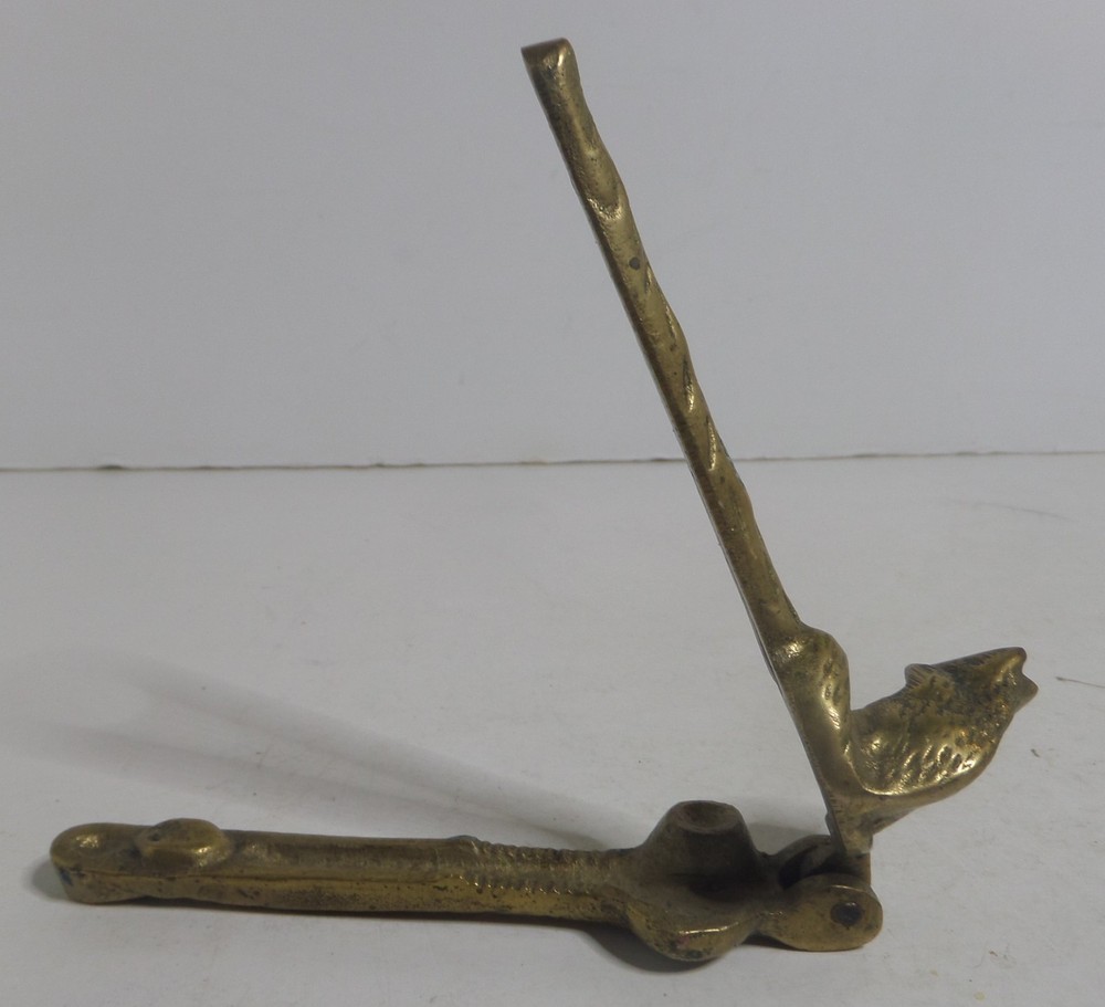 brass squirrel nut cracker pliers vintage