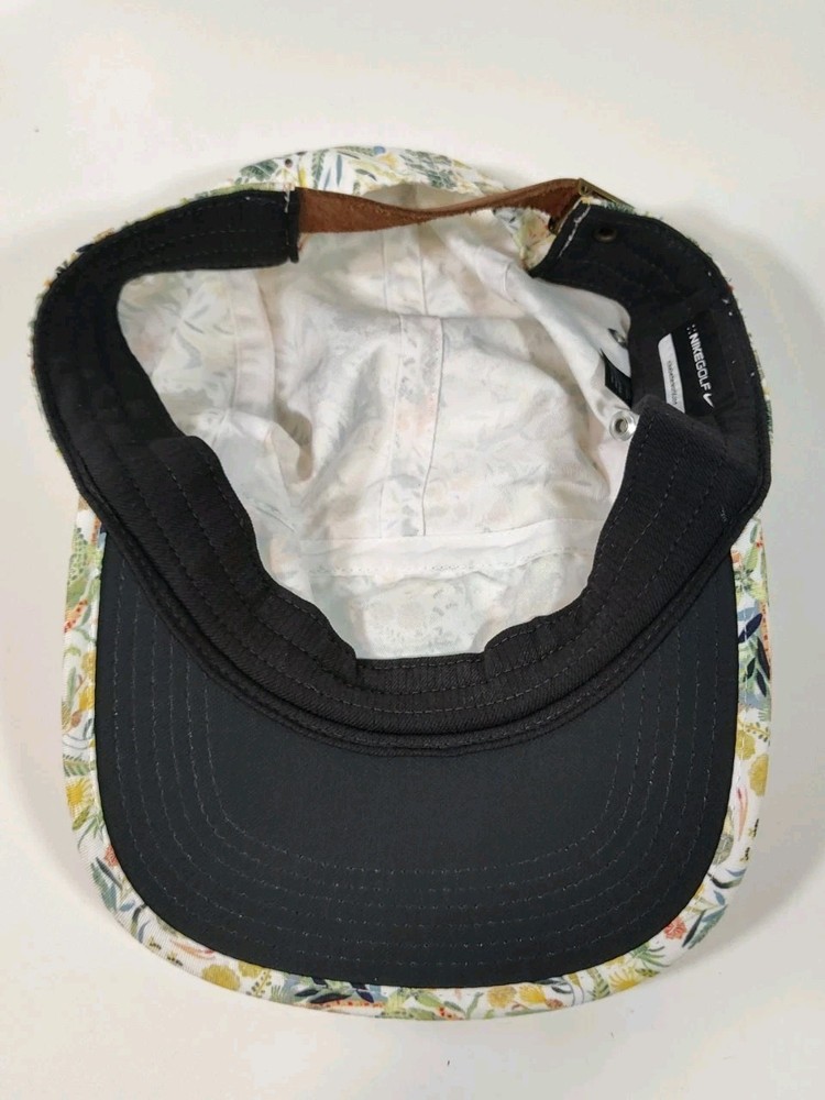 Nike Golf Enemies Of The Course 5 Panel Hat Cap Adjustable Leather Strap HTF