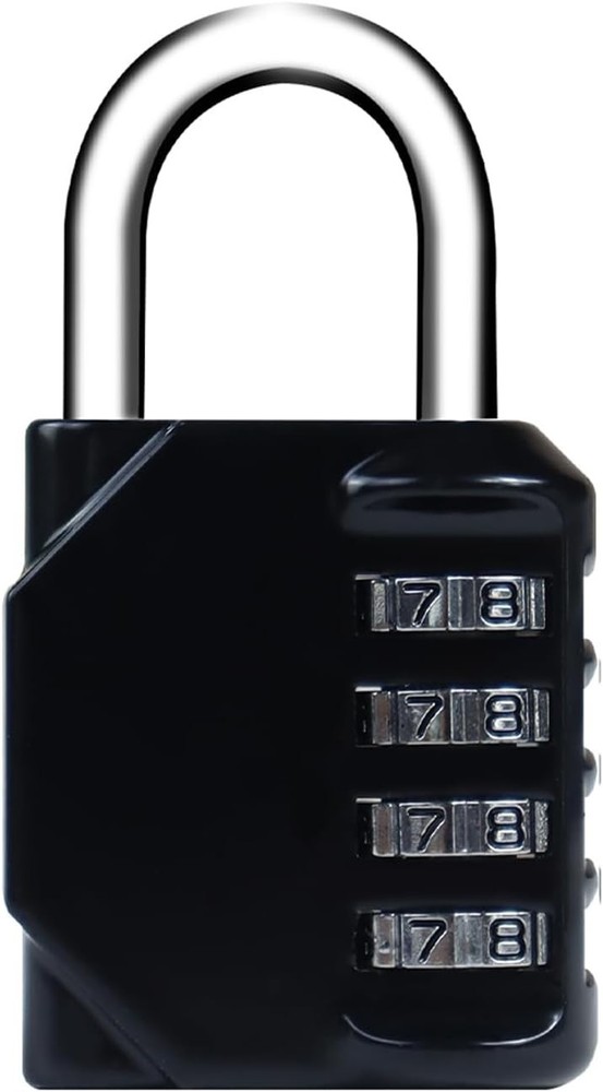 Heavy-Duty 4-Digit Combination Lock - Perfect for Toolboxes, Gates, and Storage
