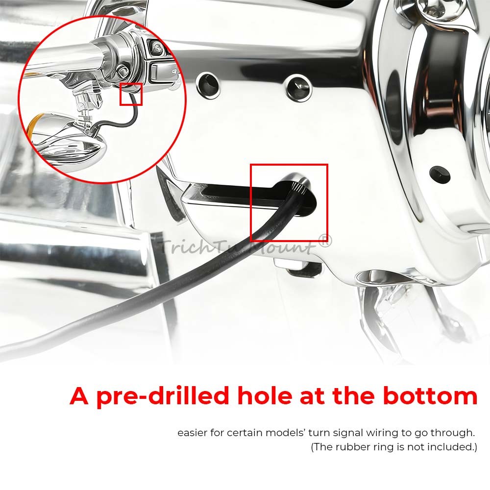 Handlebar Control Switch Housing Chrome Caps For Harley Softail Fat Boy FLSTF