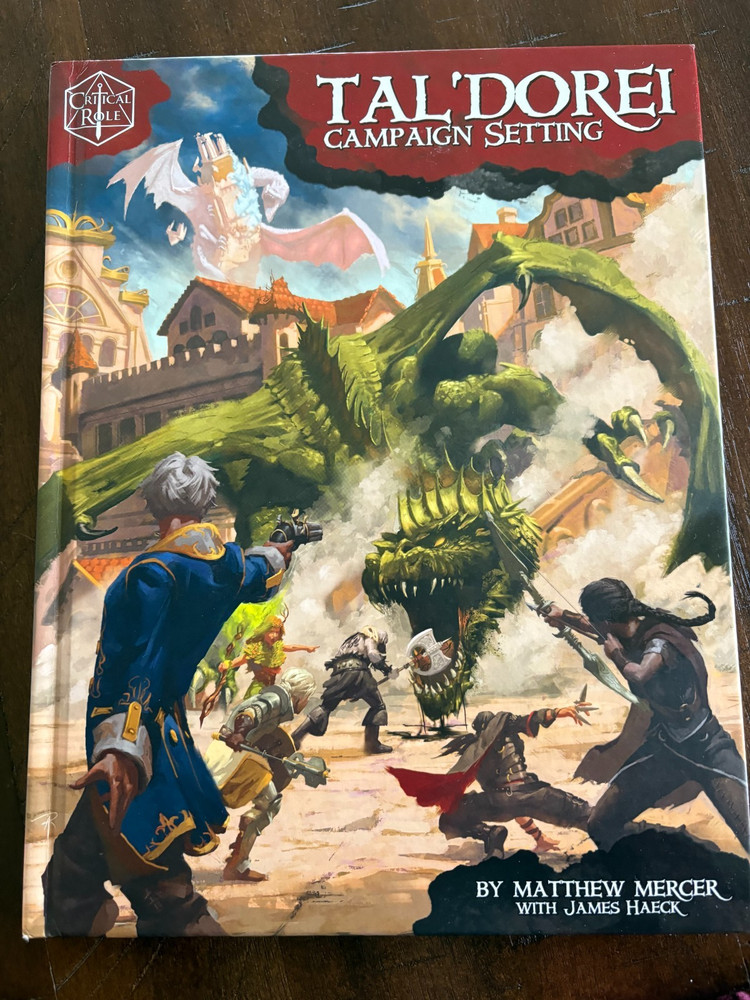 D&D Tal’ Dorei Campaign Setting Critical Role Map Included
