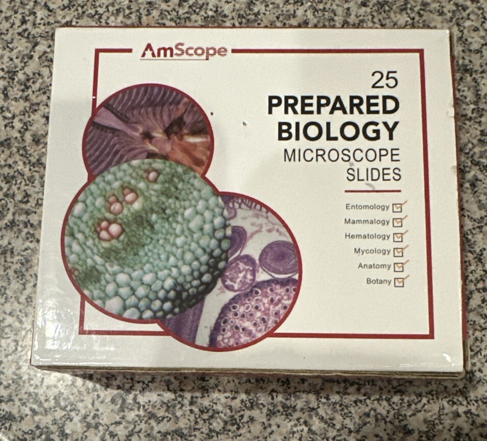 Biology 25 Prepared Microscope Slides
