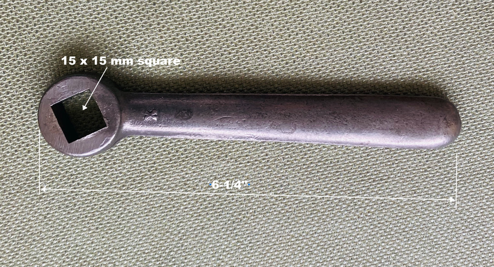 Pipe Plug 15mm Internal Square Wrench