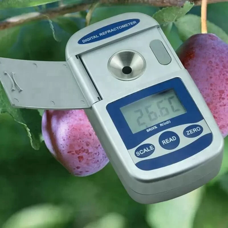 Portable Sugar Tester Fruit Brix Meter Digital Refractometer with Range 58-92%