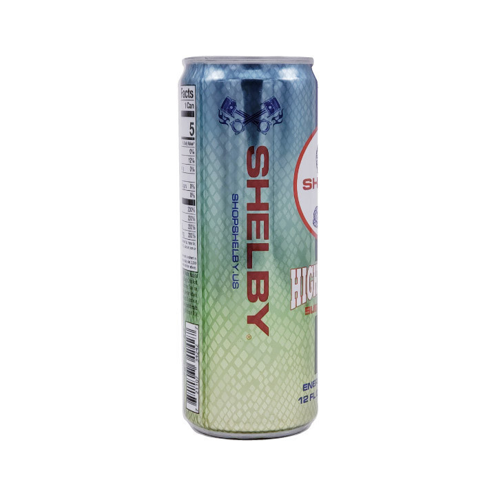 SHELBY HIGH OCTANE - 12 oz Energy Drinks ( 25 pcs ) Zero Sugar