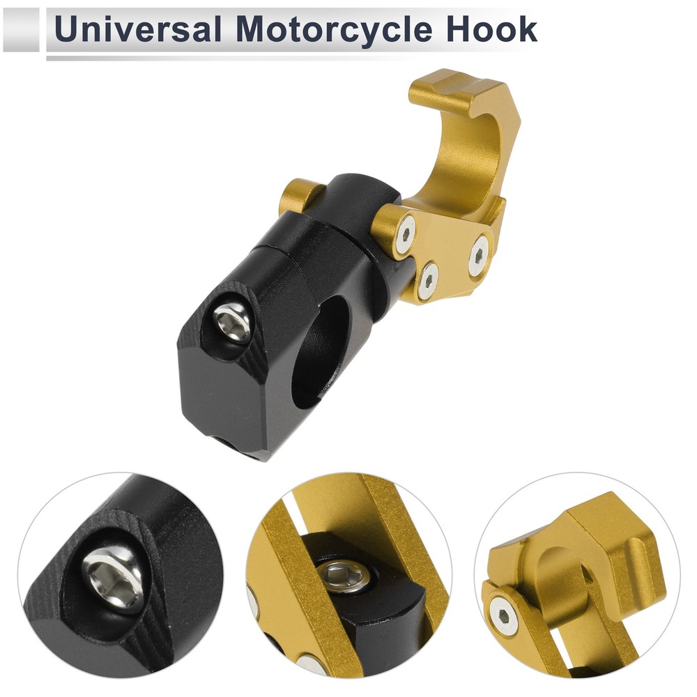 For motorcycle rectangular hook with key 1 set gold