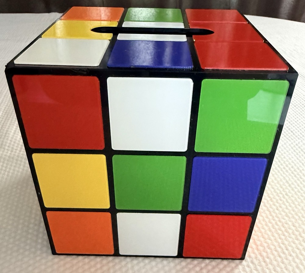 Get Digital Magic Cube Tissue Box Rubik's Cube Style