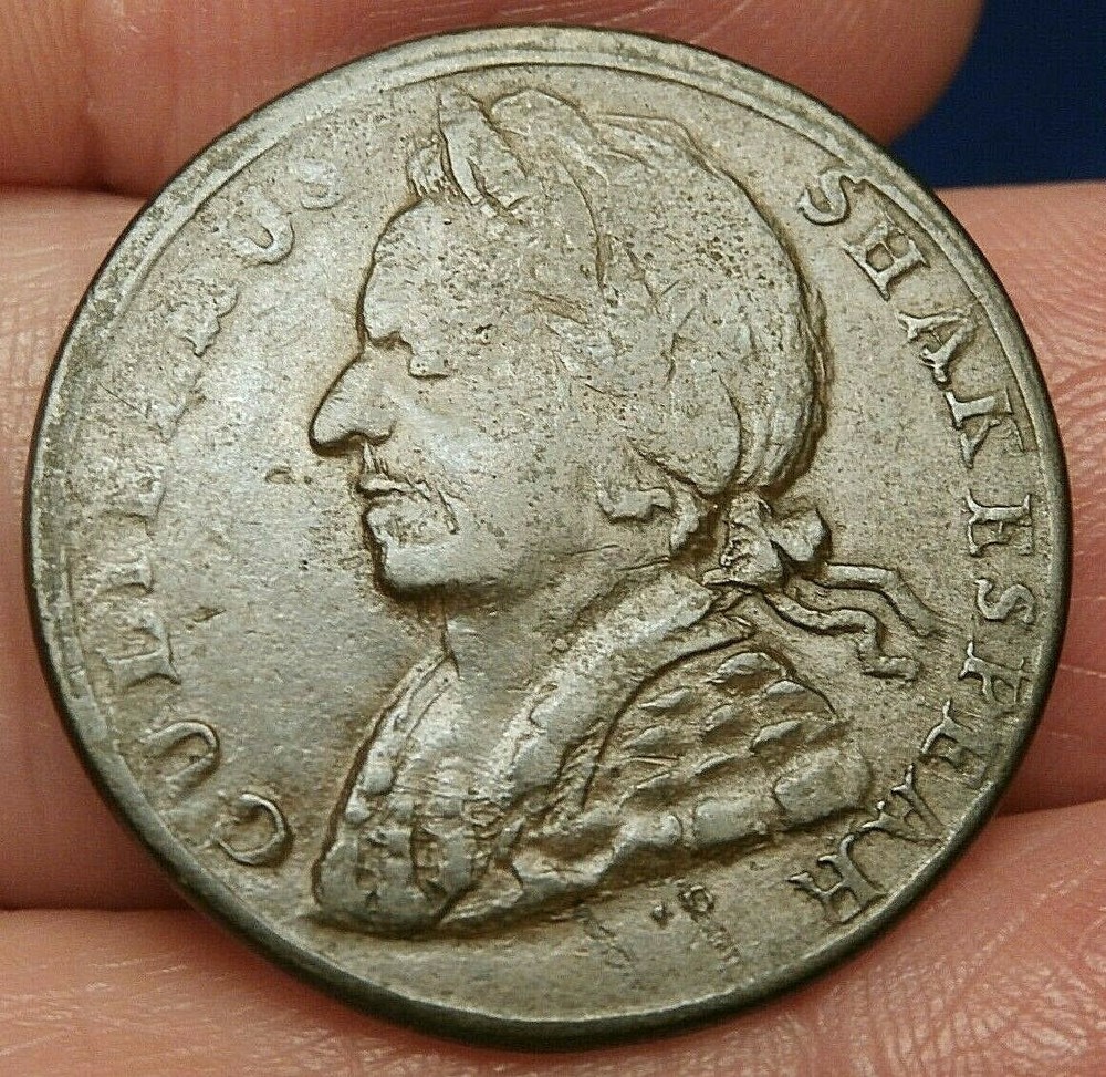 RARE EVASION HALFPENNY "BRITONS GLORY" NOT ENGLANDS GLORY S318