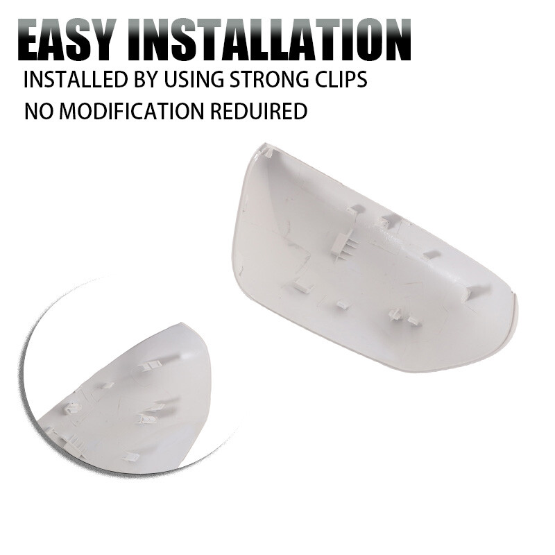 FOR 2018~2023 CAMRY WHITE LEFT DRIVER SIDE MIRROR COVER CAP REPLACEMENT ~