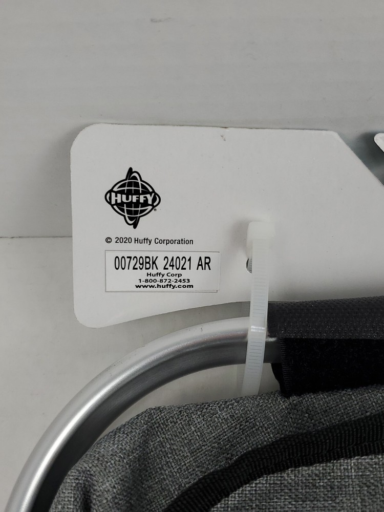 Huffy Designer Foldable Gray Basket with Mounting bracket NEW