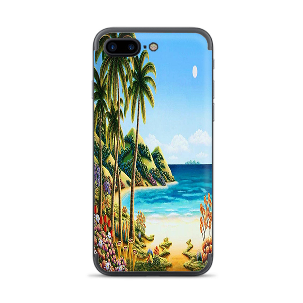Apple iPhone 7 / 8 Plus Skins Decal Wrap Beach Water Palm Trees
