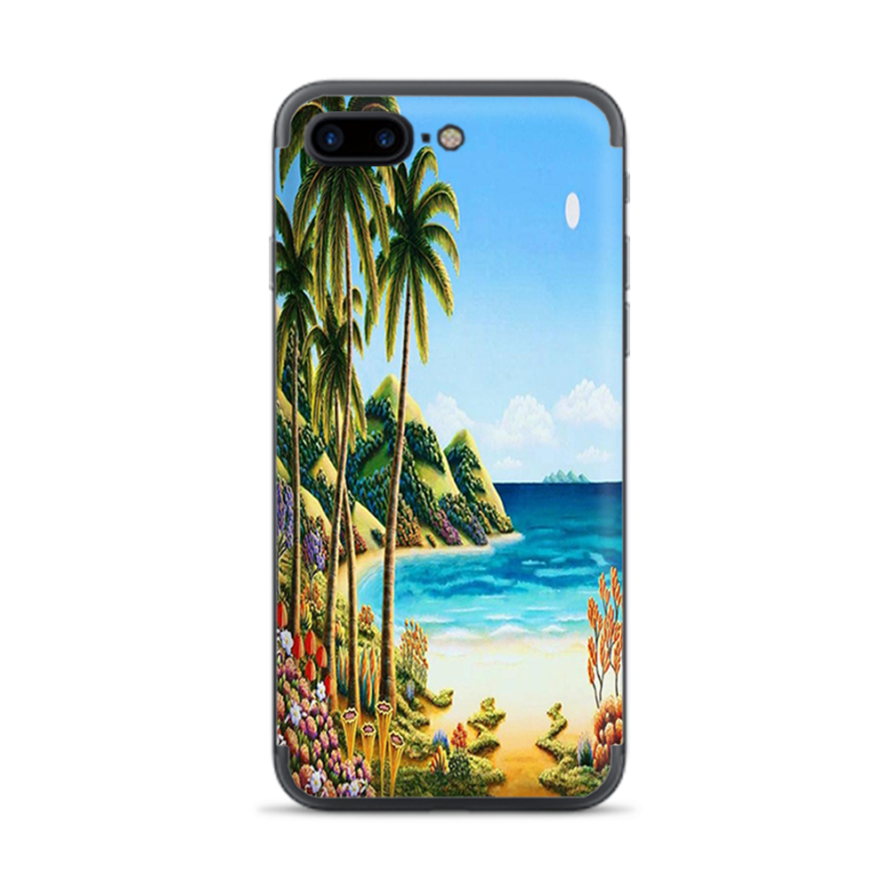 Apple iPhone 7 / 8 Plus Skins Decal Wrap Beach Water Palm Trees