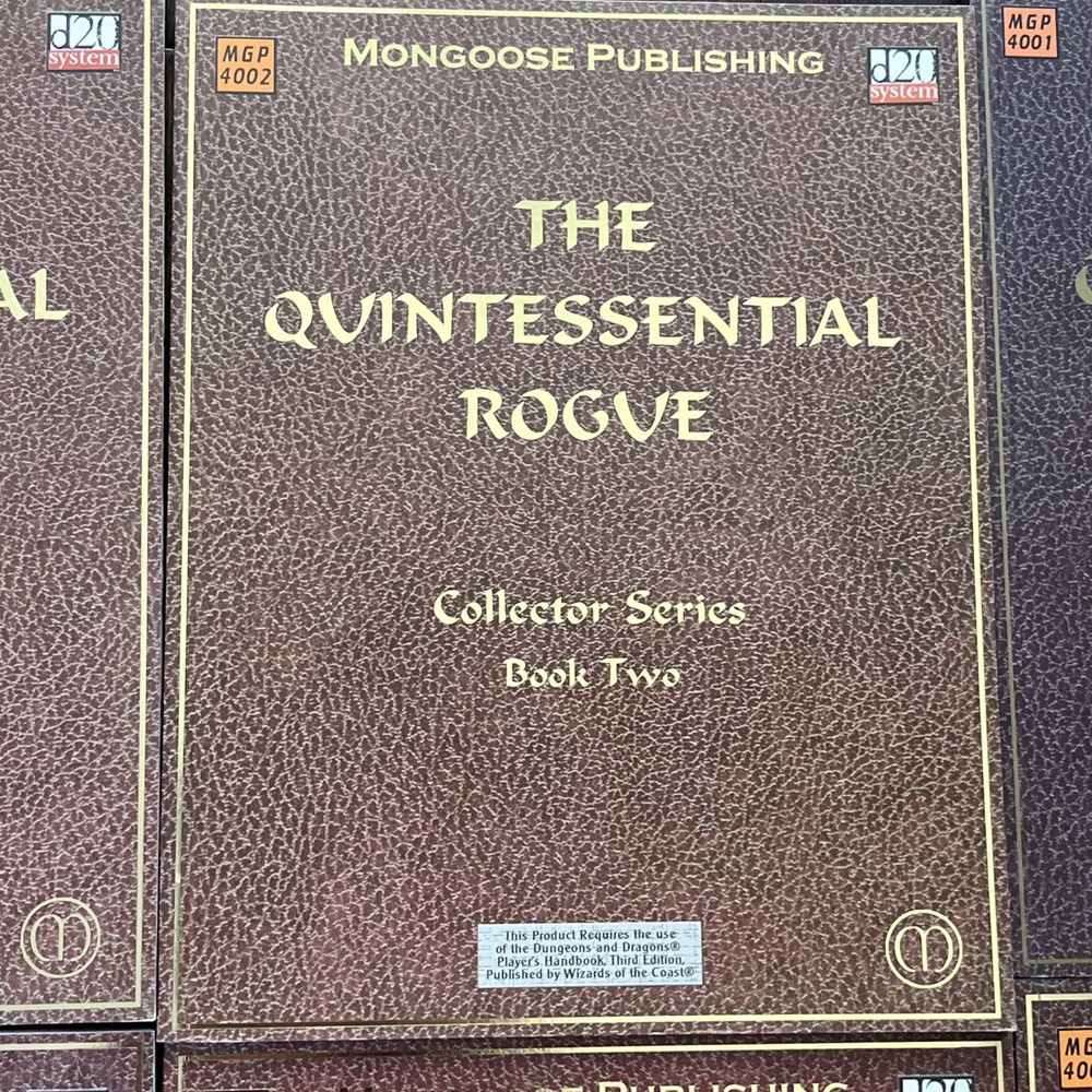 D&D Book Bundle: The Quintessential Rogue, Elf, Druid, Wizard, Cleric, Fighter