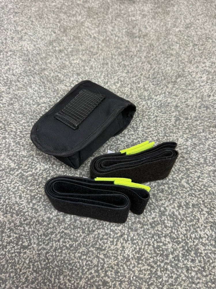 Fast Strap Leg Restraints & Belt Pouch Hook & Loop Handcuffs SIA Security