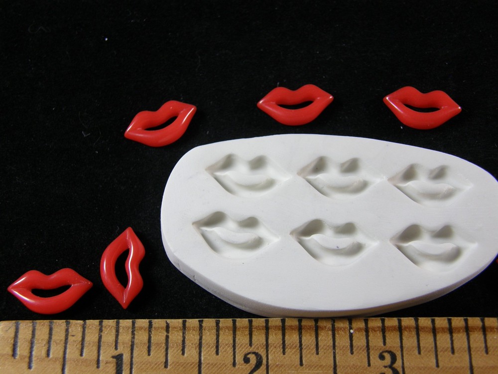 Lips / Mouth Polymer Clay Mold 6 in 1 (MD1299)