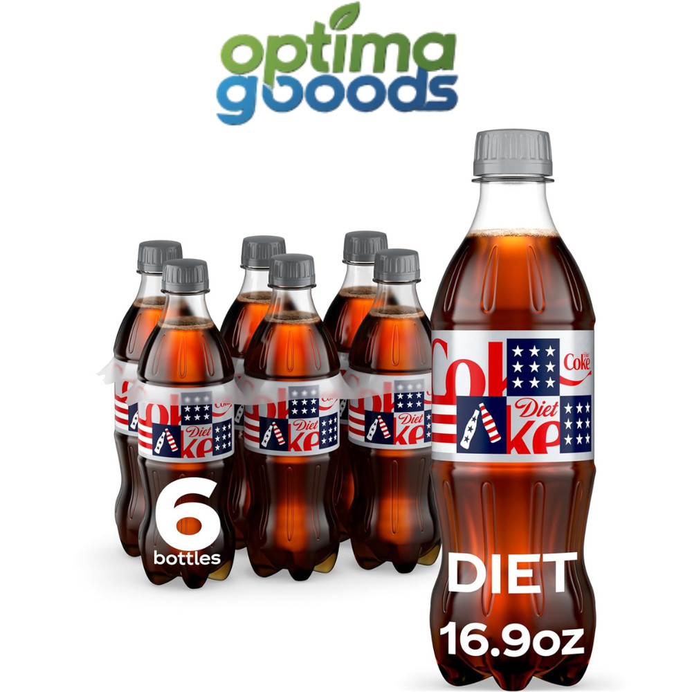 Diet Coke, 16.9 fl oz, 6 Pack (Package May Vary)