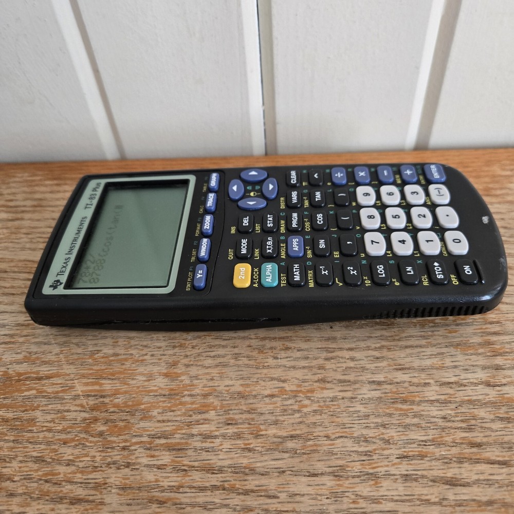 TI-83 Plus Graphing Calculator Tested And Working