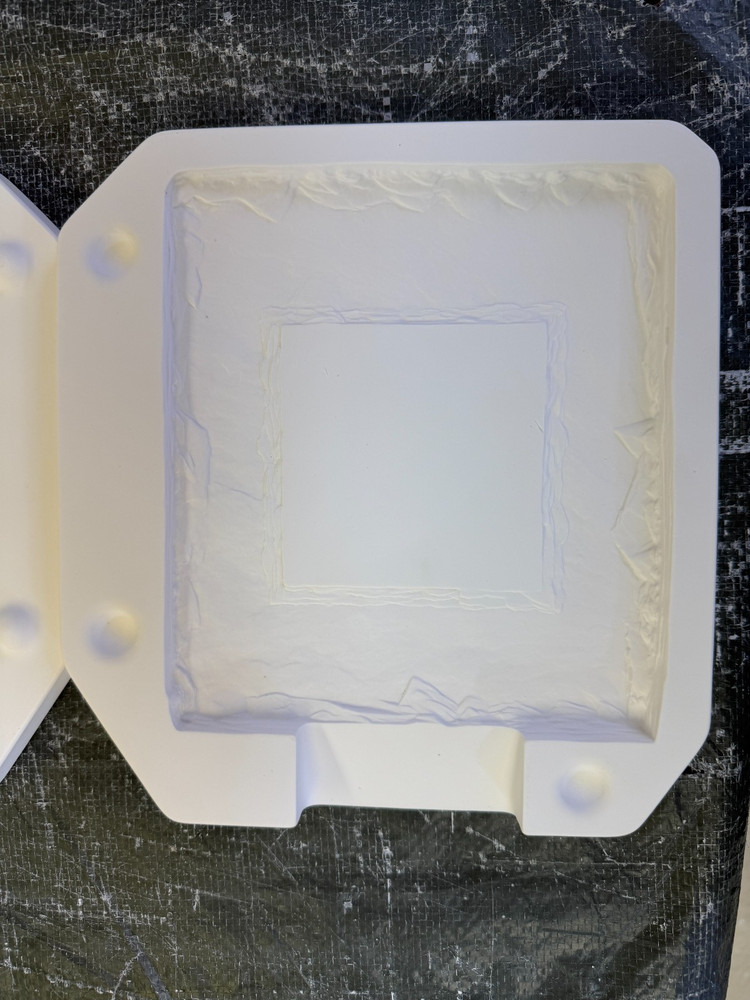 VINTAGE BOOTHE CERAMIC MOLD #927 SQUARE FRAME