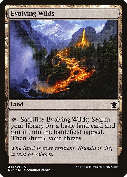 Evolving Wilds Dragons of Tarkir Reguler