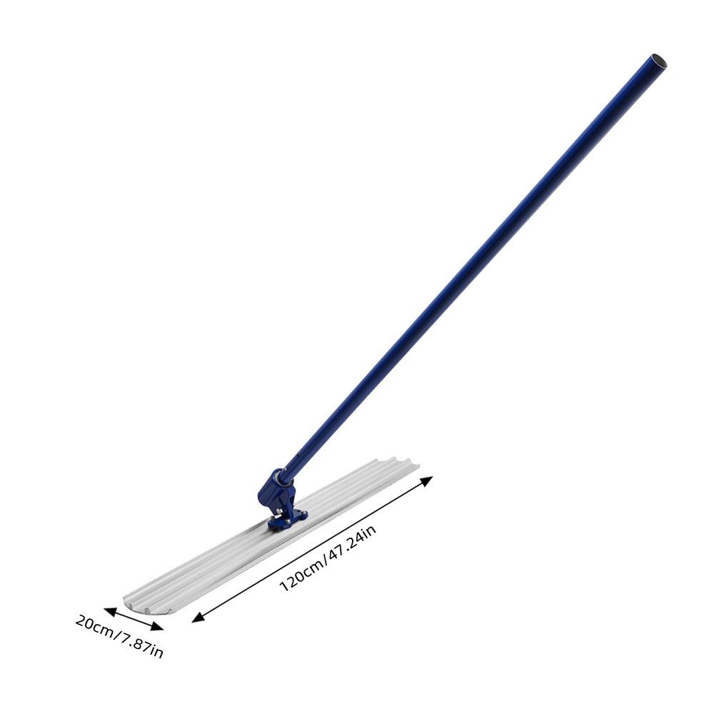 Pro 48'' x 8'' Concrete Bull Float Kit, Cement Trowel Surface Smooth Finish Tool