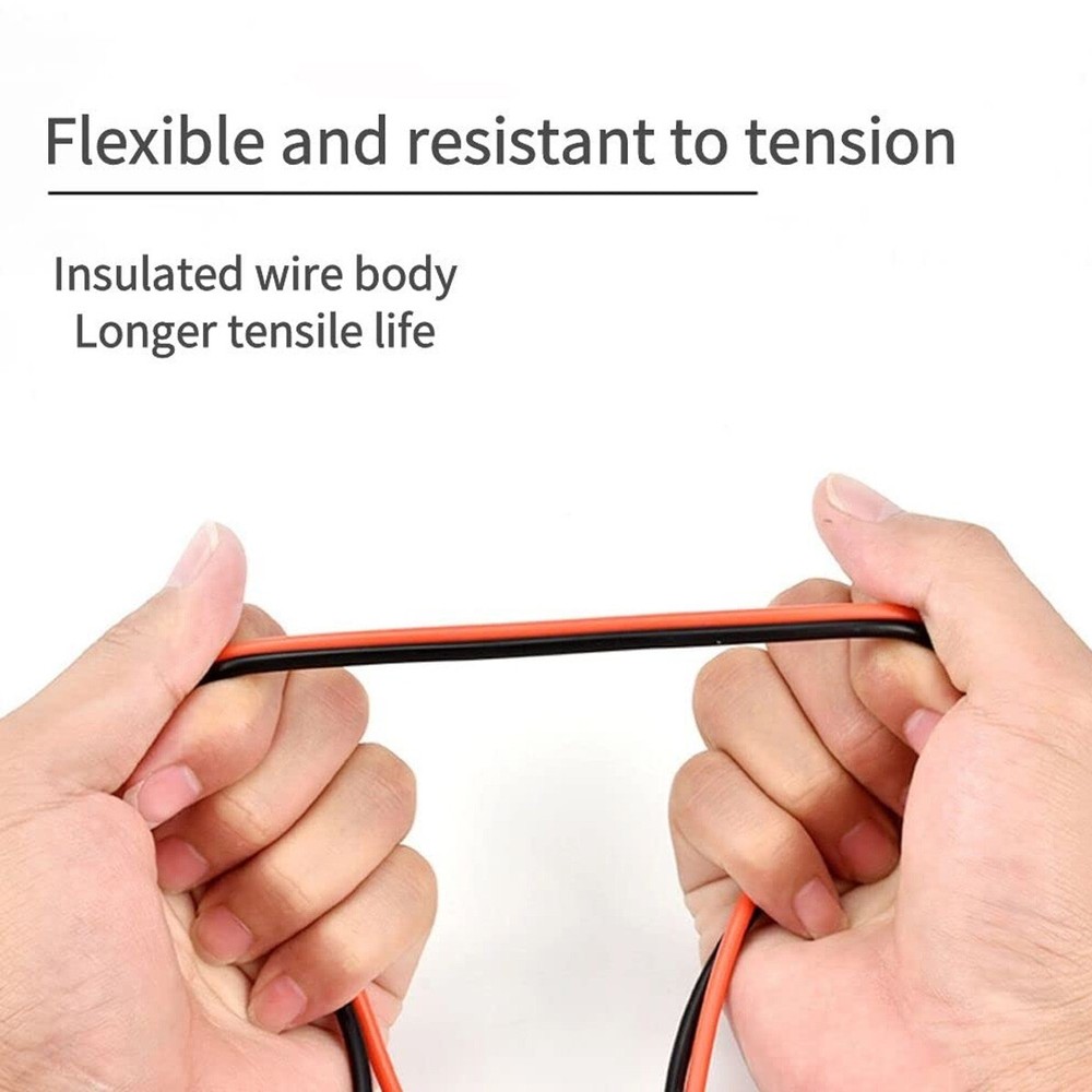 2PACK Multimeter Test Leads for Fluke Meter Electrical Alligator Clip Probes 20A
