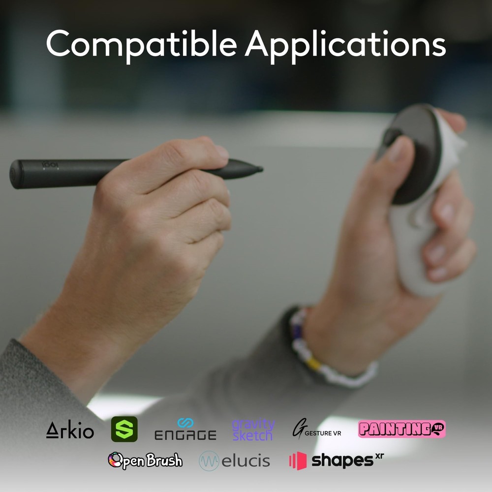 Logitech MX Ink Mixed-Reality MR Stylus with Charging Dock Combo high precision