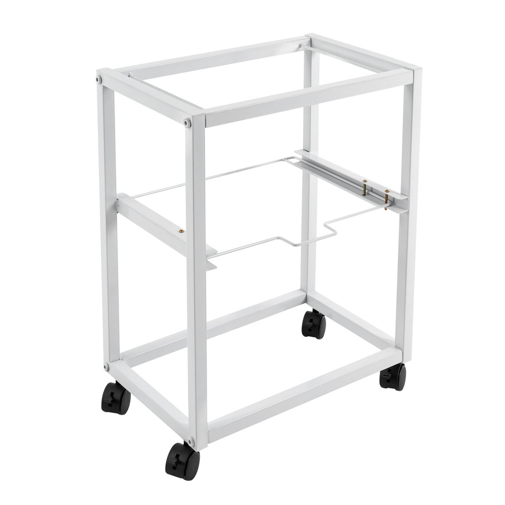 Pull-out Movable File Carts Rolling Folder Carts 2 Tiers Hanging Files W/ Wheels
