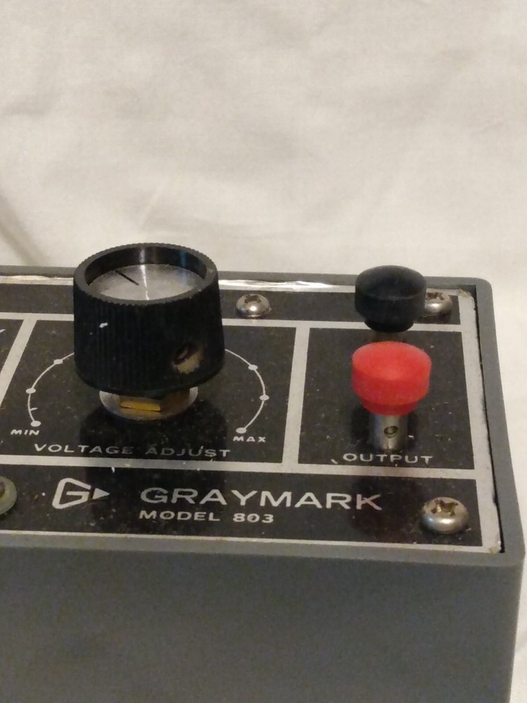Vintage GrayMark 803 Model Train Power Supply Solid State Untested NOS