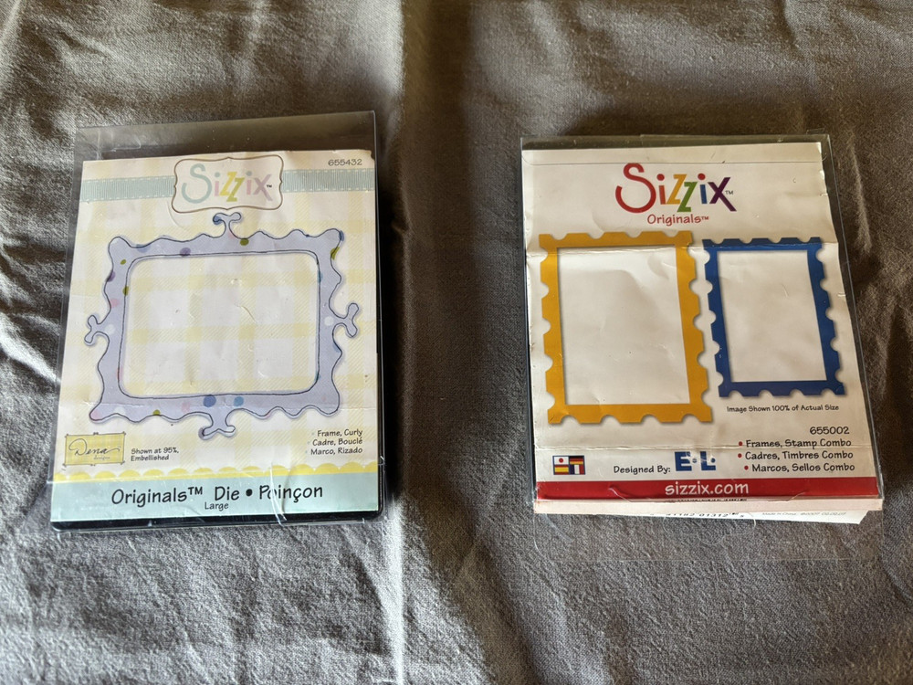 Two Sizzix Original Dies--Not Used