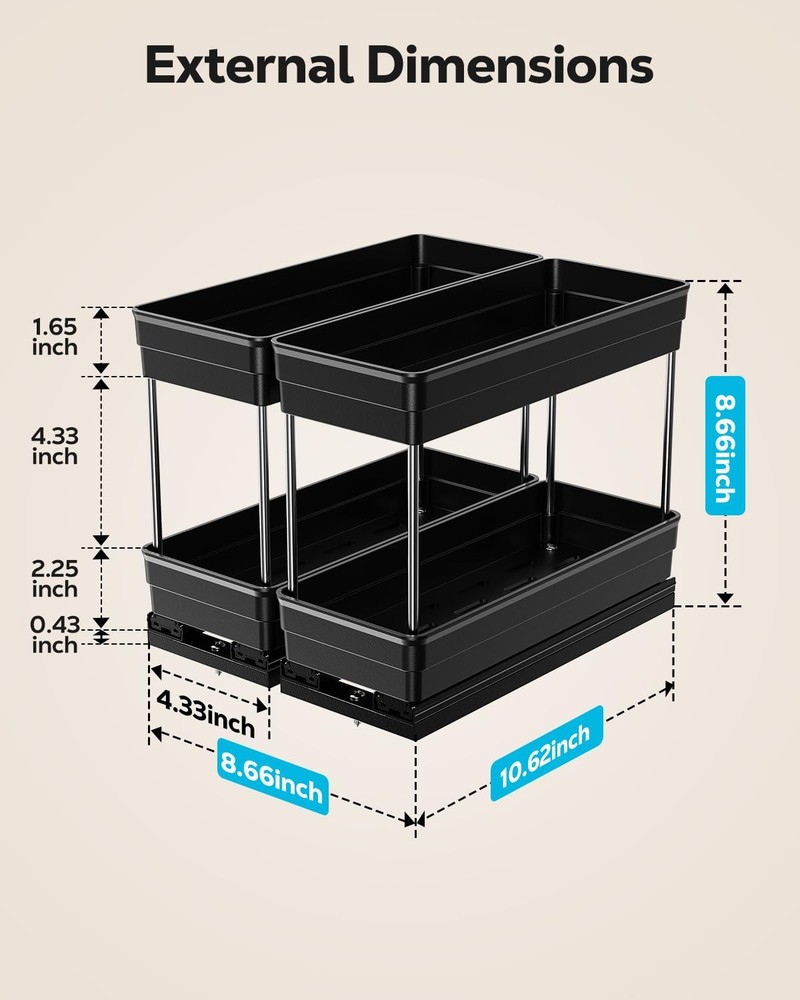 Spice Organization for Cabinet-Vertical Spice Rack Pull Out-Spice Rack Organi...