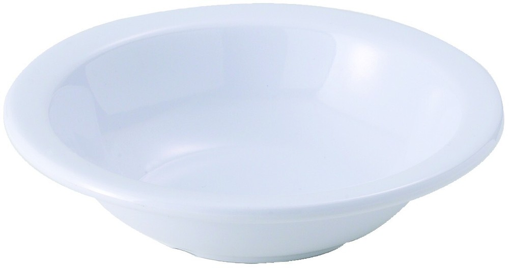 13oz Melamine Grapefruit Bowls, White (4 Dozen)