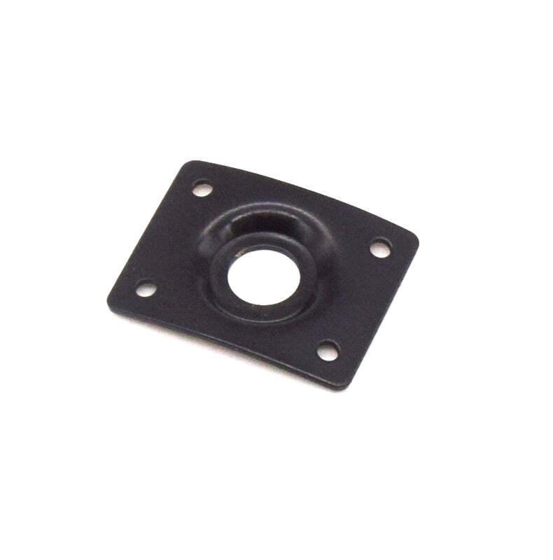 KD By AxLabs Rectangular Jack Plate - Curved Plate, Recessed Hole - Black