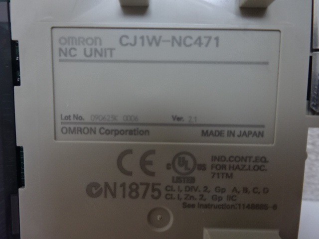 OMRON CJ1W-NC471 PLC Programmable Controller Motion Unit USED