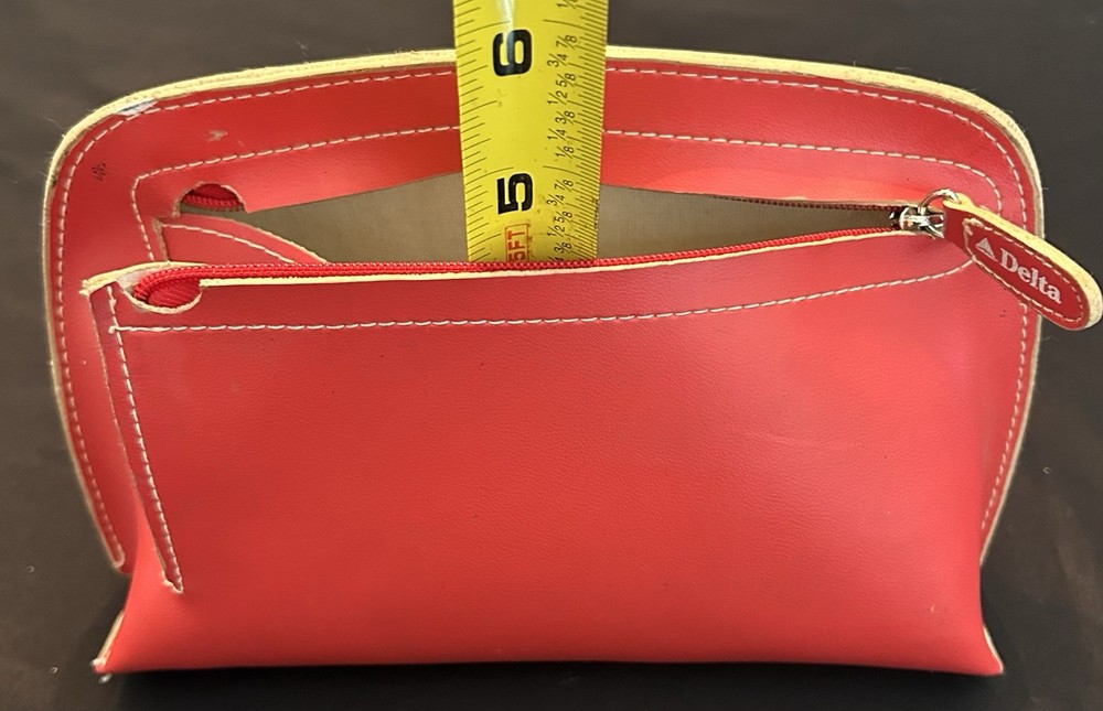 Red Delta Air Lines Amenity Kit Unique