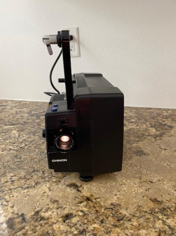 CHINON 3000GL DUAL 8mm PROJECTOR -adjustable speed.