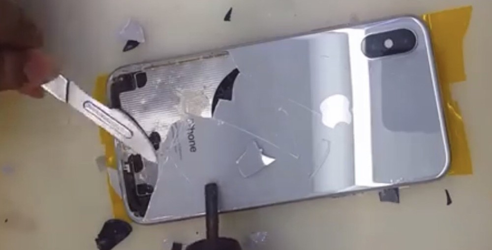 BLADE KNIFE STEEL PRY TOOL FOR IPHONE 8 X PLUS BACK BROKEN GLASS REMOVE REPLACE