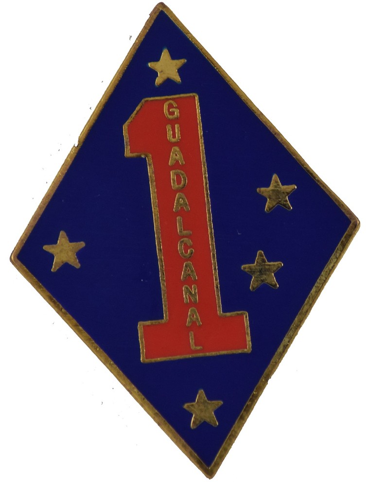 1ST MAR. DIV HAT PIN