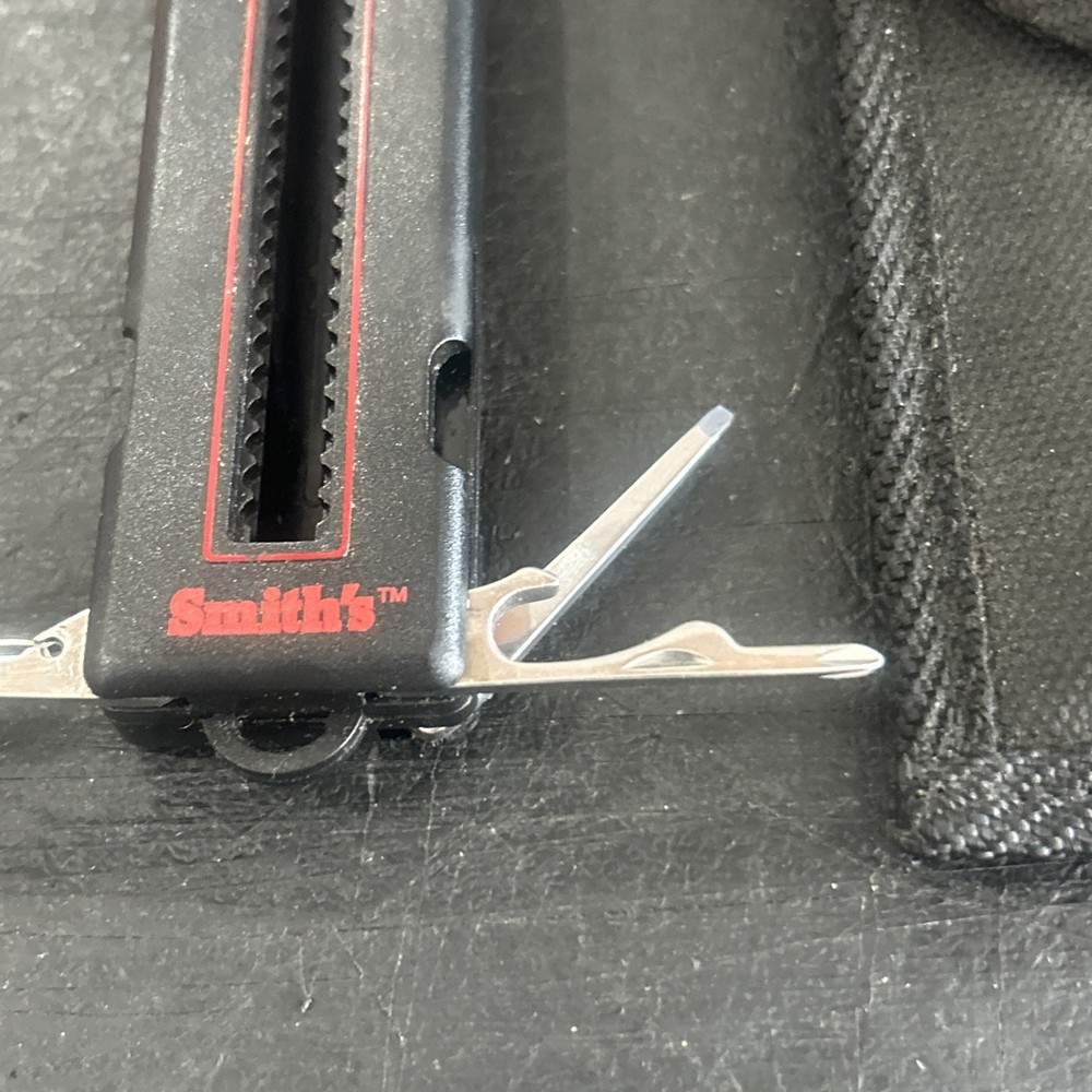 Vintage Smith's Diamond Sharpener with Several Other Tools Including Sheath