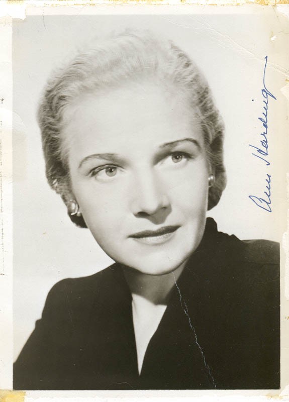 ANN HARDING - PHOTOGRAPH SIGNED