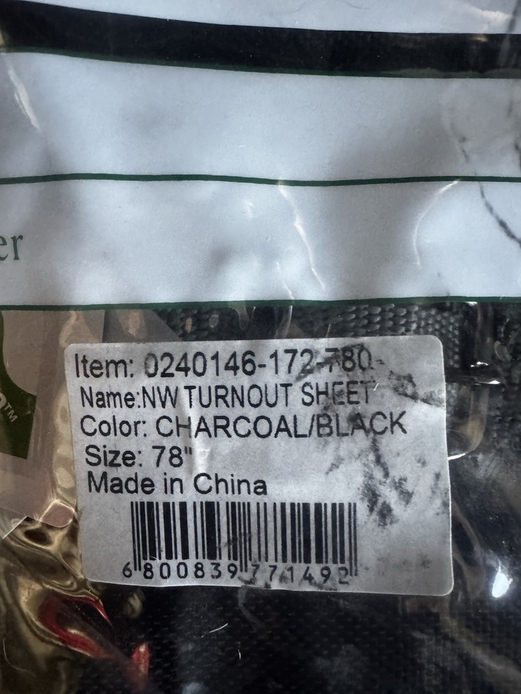 Northwind Turnout Sheet 78”