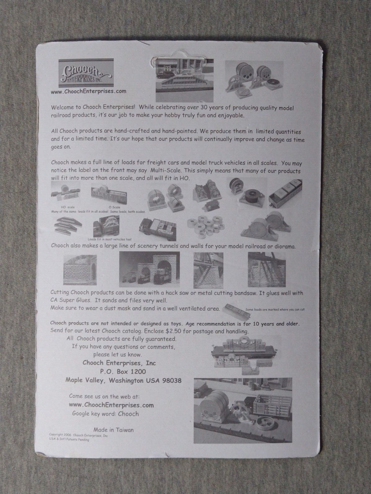 Chooch Enterprises HO/N Random Interconnecting Wall 8300 ~ TS