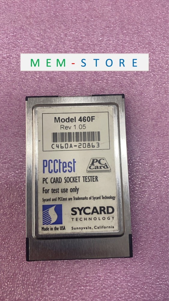 SYCard Technology C460A-20863 PCCtest PC Card Socket Tester For Test Use Only