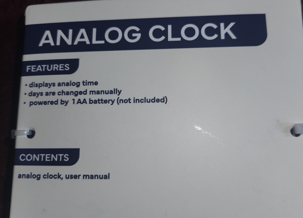 Analog Clock/Date