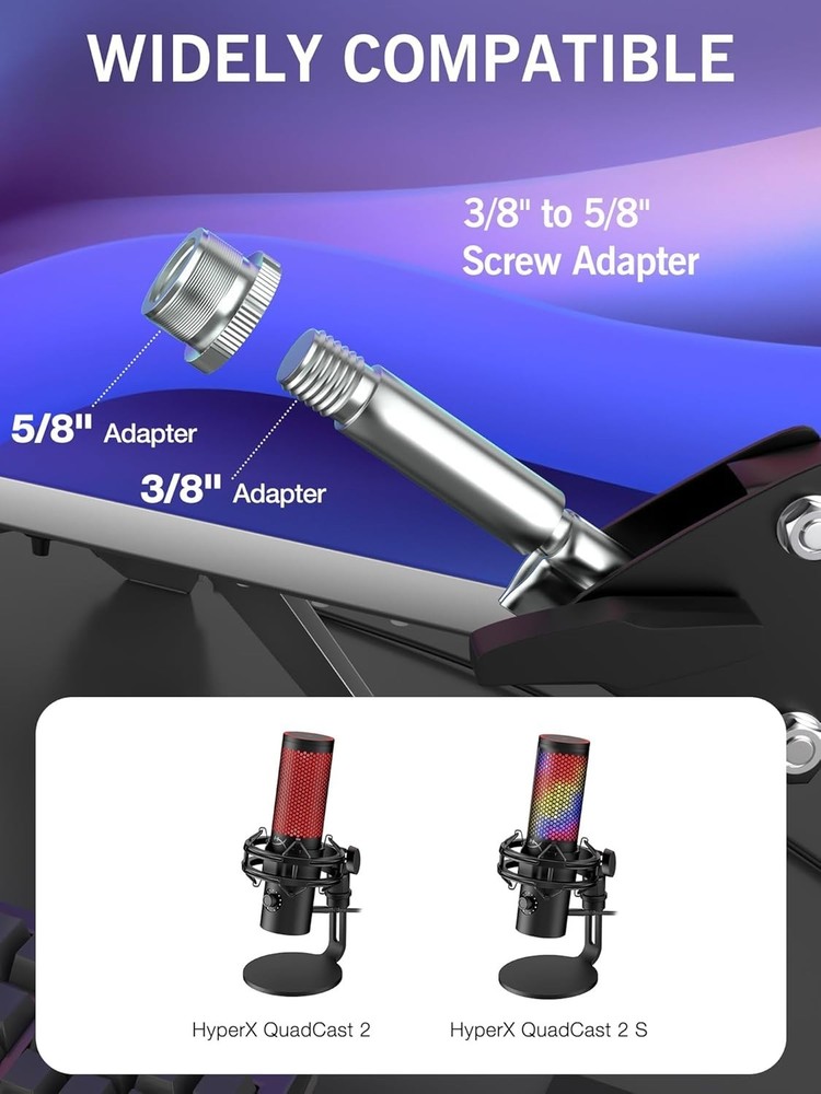 QuadCast 2 Boom Arm, Mic Arm Microphone HyperX 2