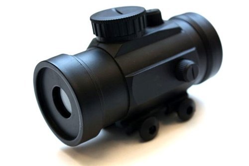 Double Eagle GS11 Airsoft Adjustable Red Dot Sight Scope w/ Rail Mount & battery