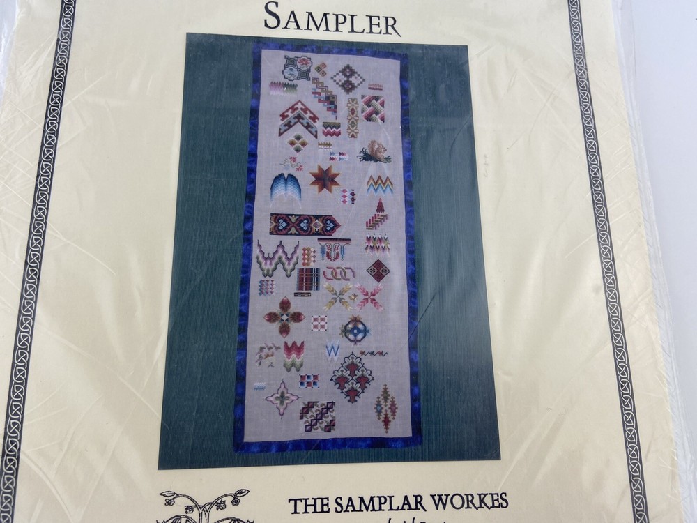 The Samplar Workes Victorian Berlin Work Sampler Needlepoint Pattern Cross Stitc